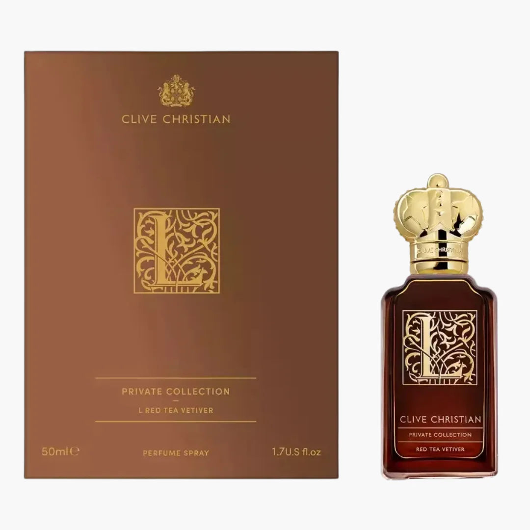 Clive Christian L Red Tea Vetiver EDP – 1.7 oz | Fresh Citrus Tea Fragrance for Men | DBoyd Fragrances